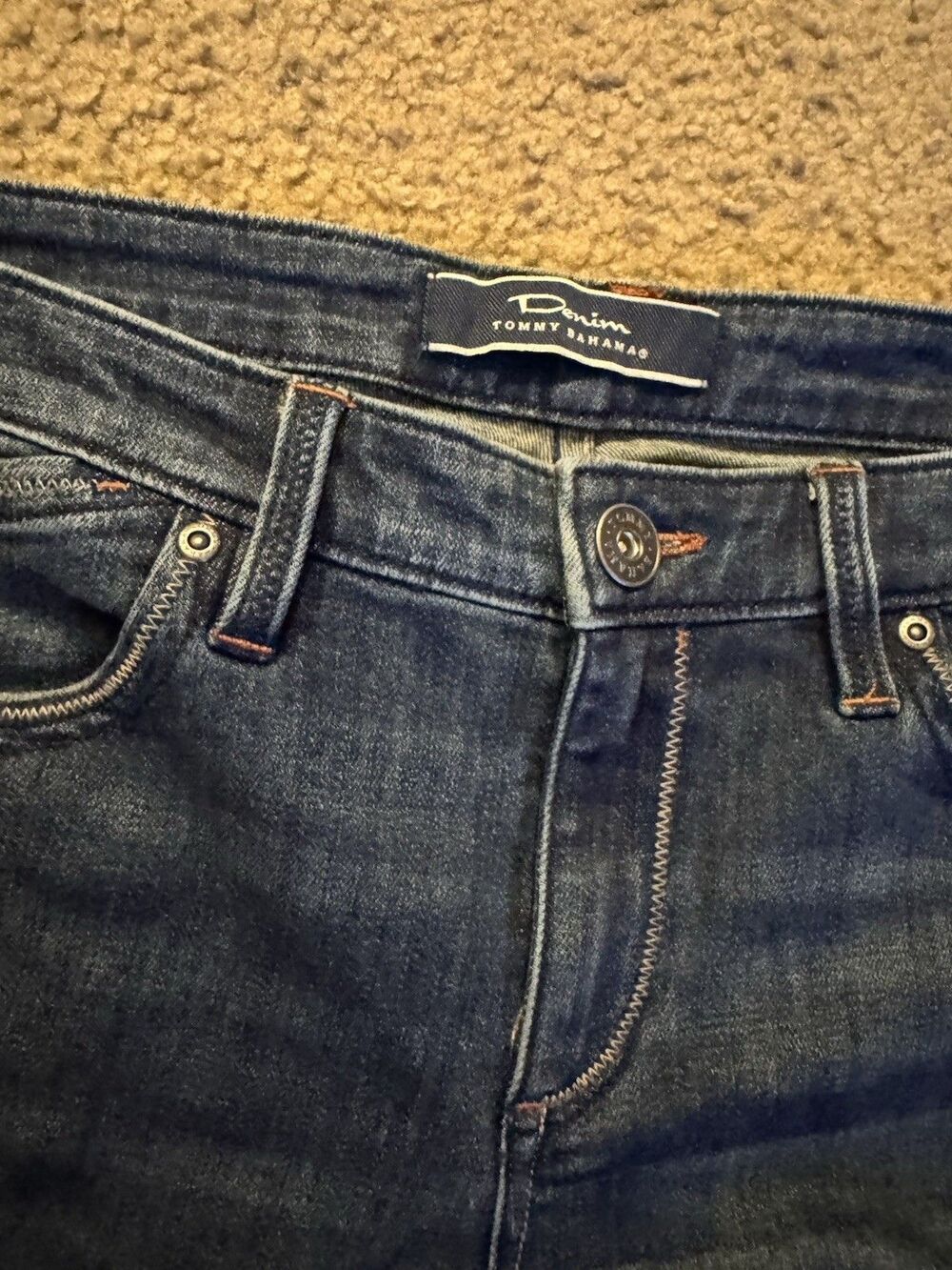 Tommy Bahama Womens Size 12 Blue Denim Mid Rise Jeans - Picture 15 of 16